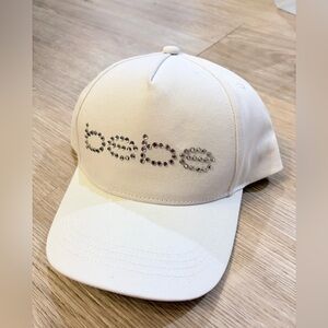 White Bebe Logo Gem Hat